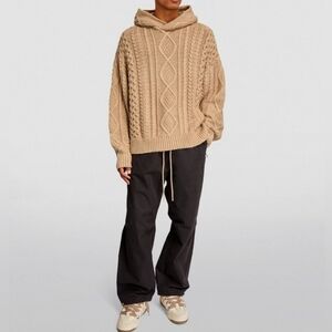 Essentials‎ Fear Of God Cable Knit Sweater/ Hoodie